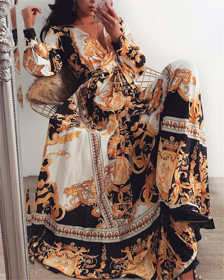 Faye | Robe Maxi Cache-Cœur
