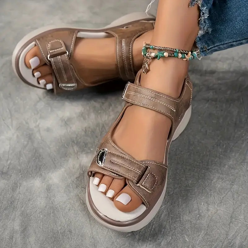 Marzora – Sandales compensées orthopédiques confortables