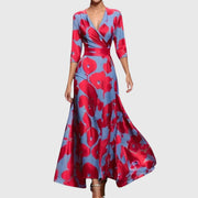 Sidonie | Robe Maxi Cache-Cœur Florale