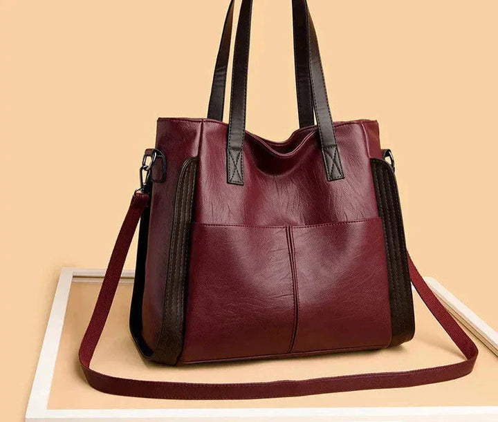 Weronika - Sac à main en cuir Indigo Classic