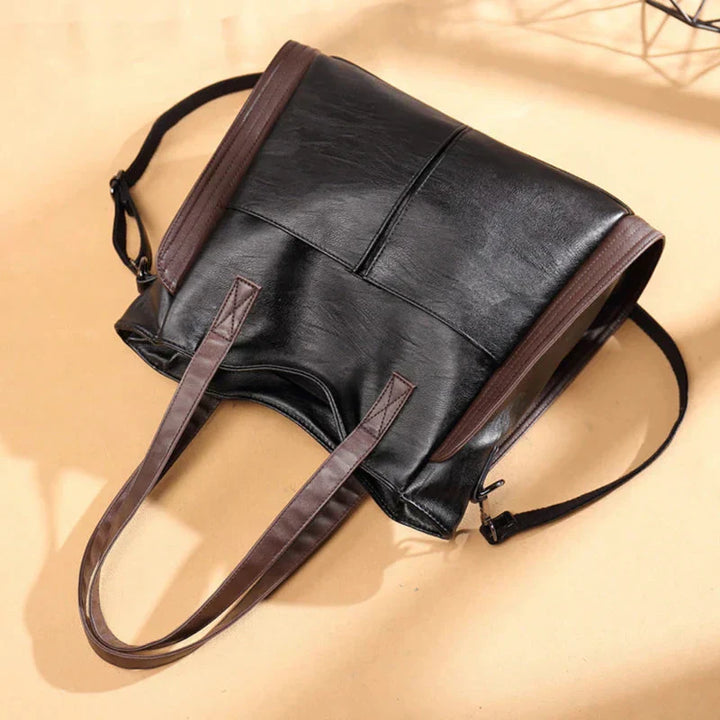 Weronika - Sac à main en cuir Indigo Classic