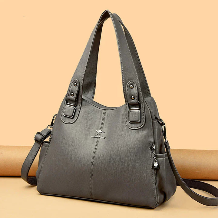 Monika - Sac bandoulière classique en cuir vintage