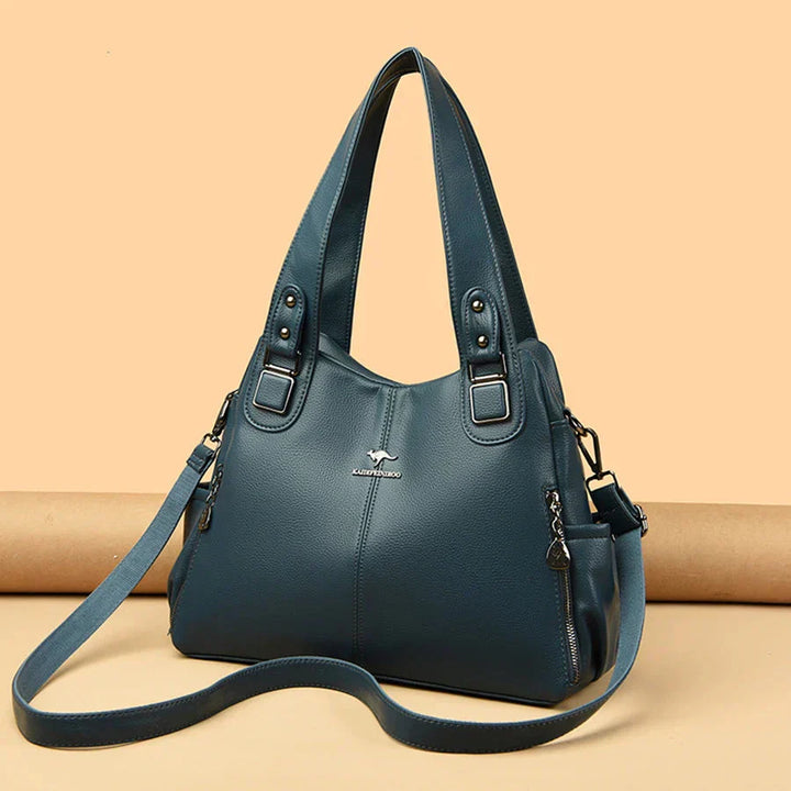 Monika - Sac bandoulière classique en cuir vintage