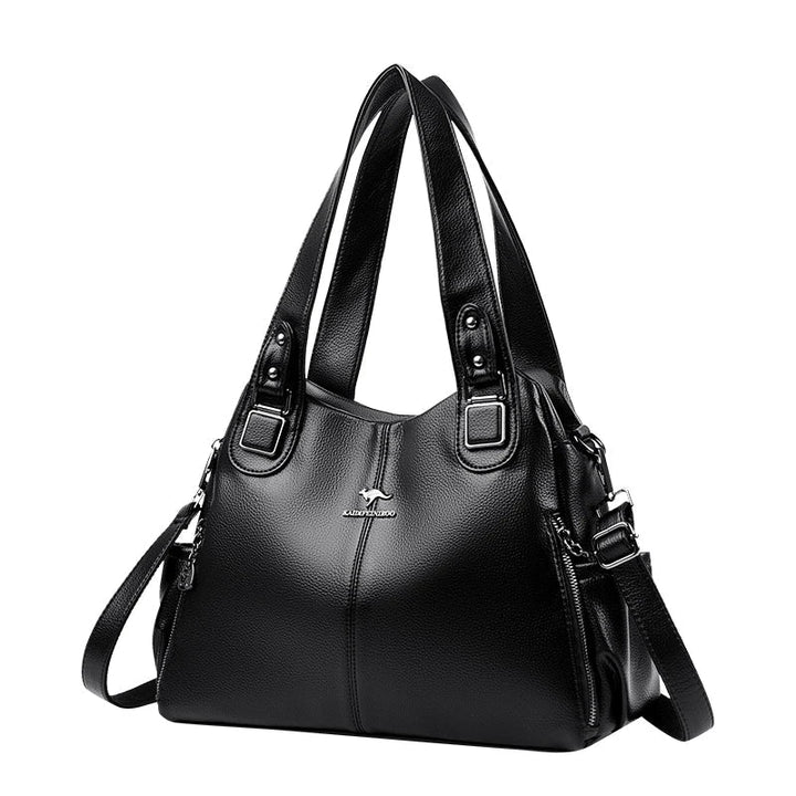 Monika - Sac bandoulière classique en cuir vintage