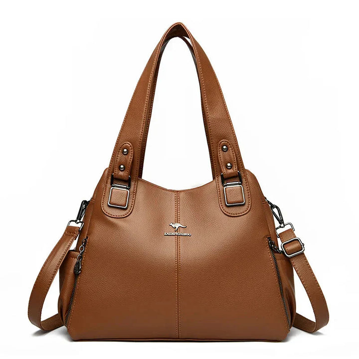 Monika - Sac bandoulière classique en cuir vintage
