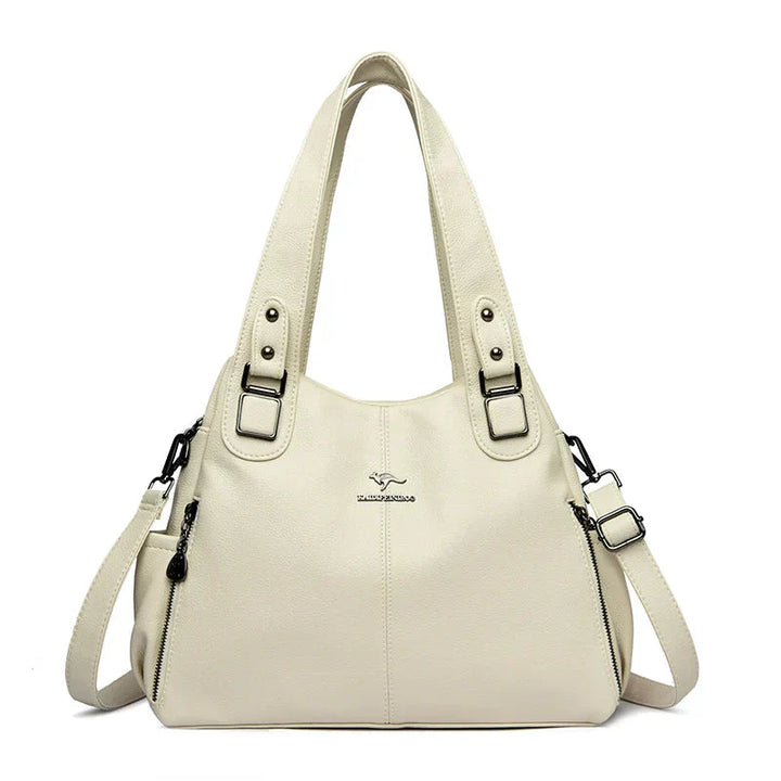 Monika - Sac bandoulière classique en cuir vintage