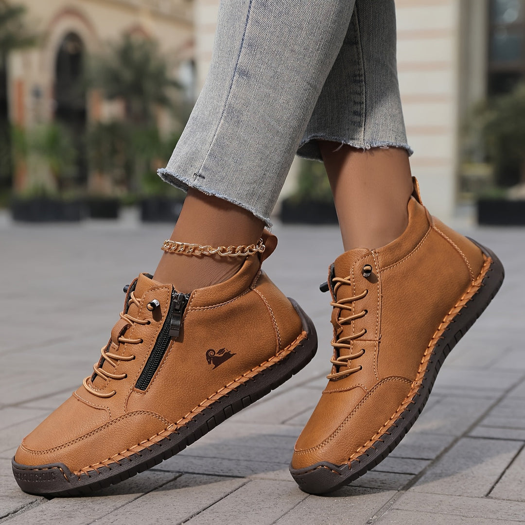 Maura | Baskets Zip Confort Nature