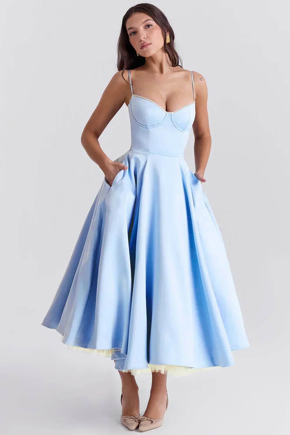 Arielle | Robe mi-longue luxueuse