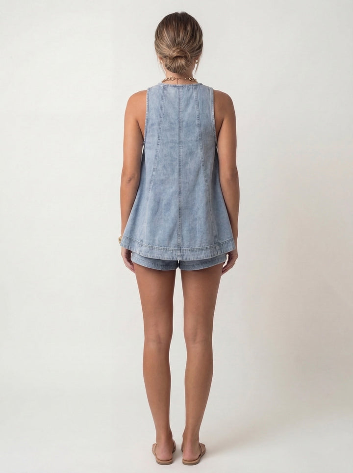 Ensemble en jean deux pièces