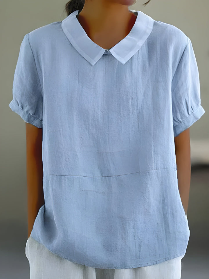Cecilia - La blouse ample à col chic