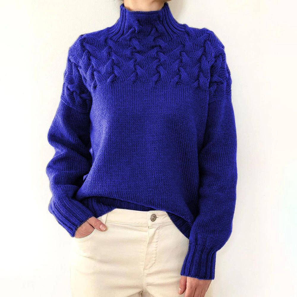 Judyta – Pull col roulé doux