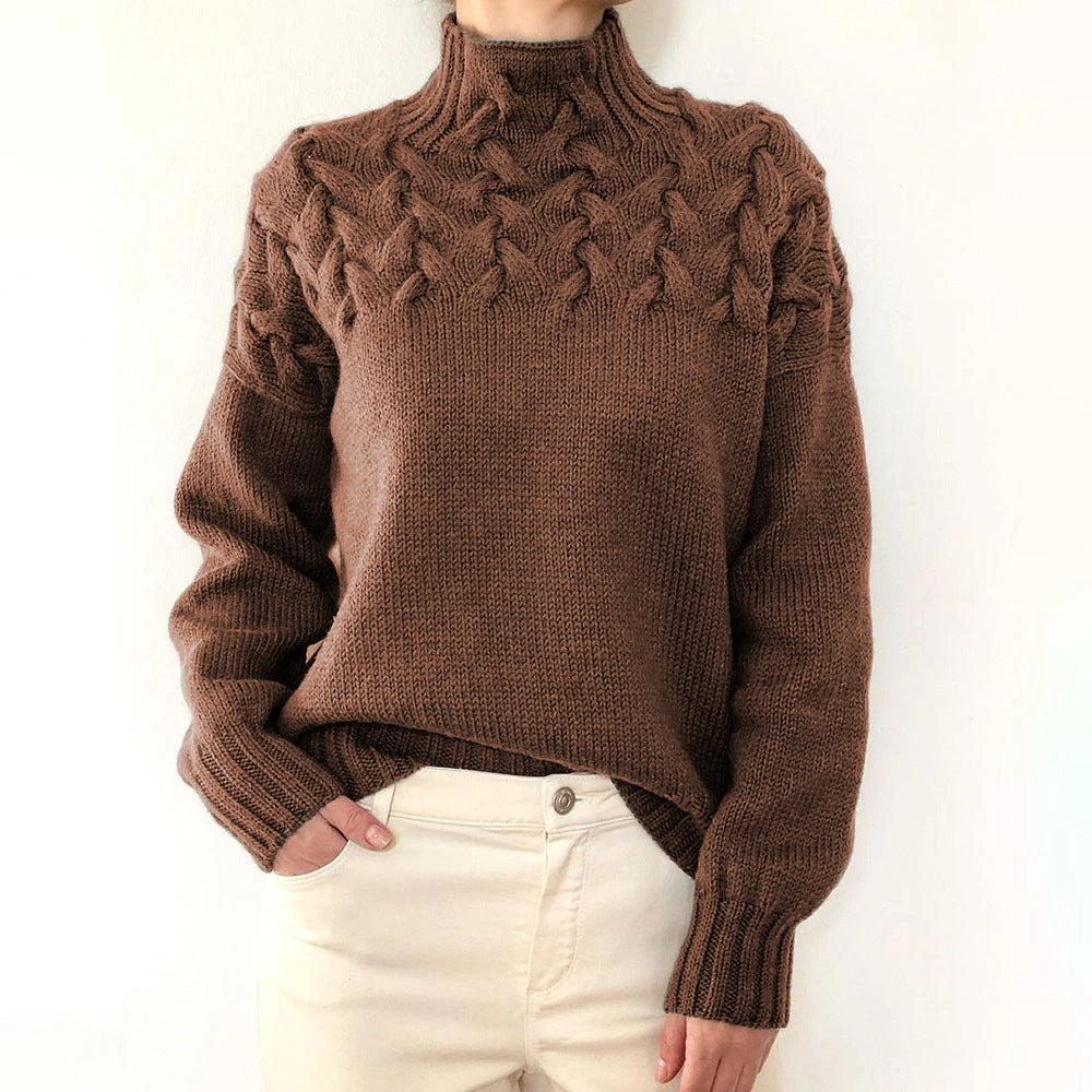 Judyta – Pull col roulé doux