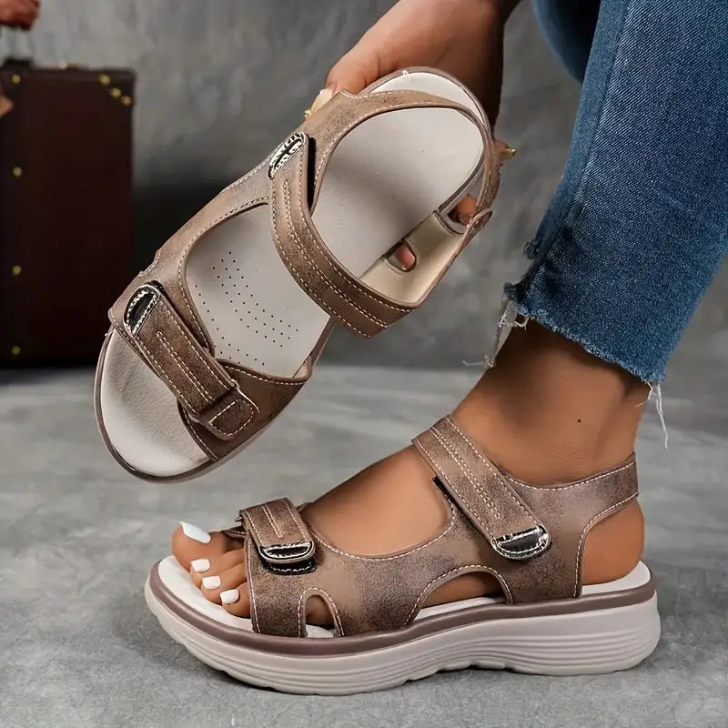 Marzora – Sandales compensées orthopédiques confortables