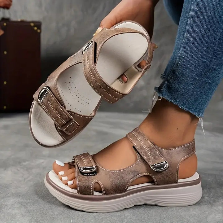Marzora – Sandales compensées orthopédiques confortables