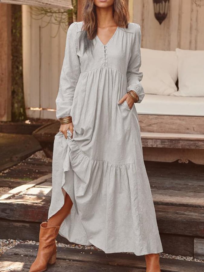 Pauline | Robe Maxi Décontractée