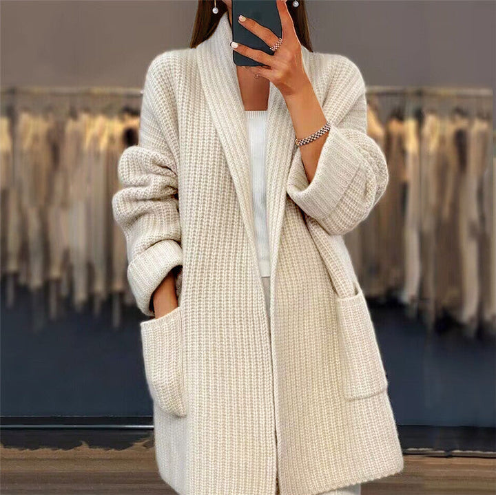 Iweta – Cardigan tricoté avec poches