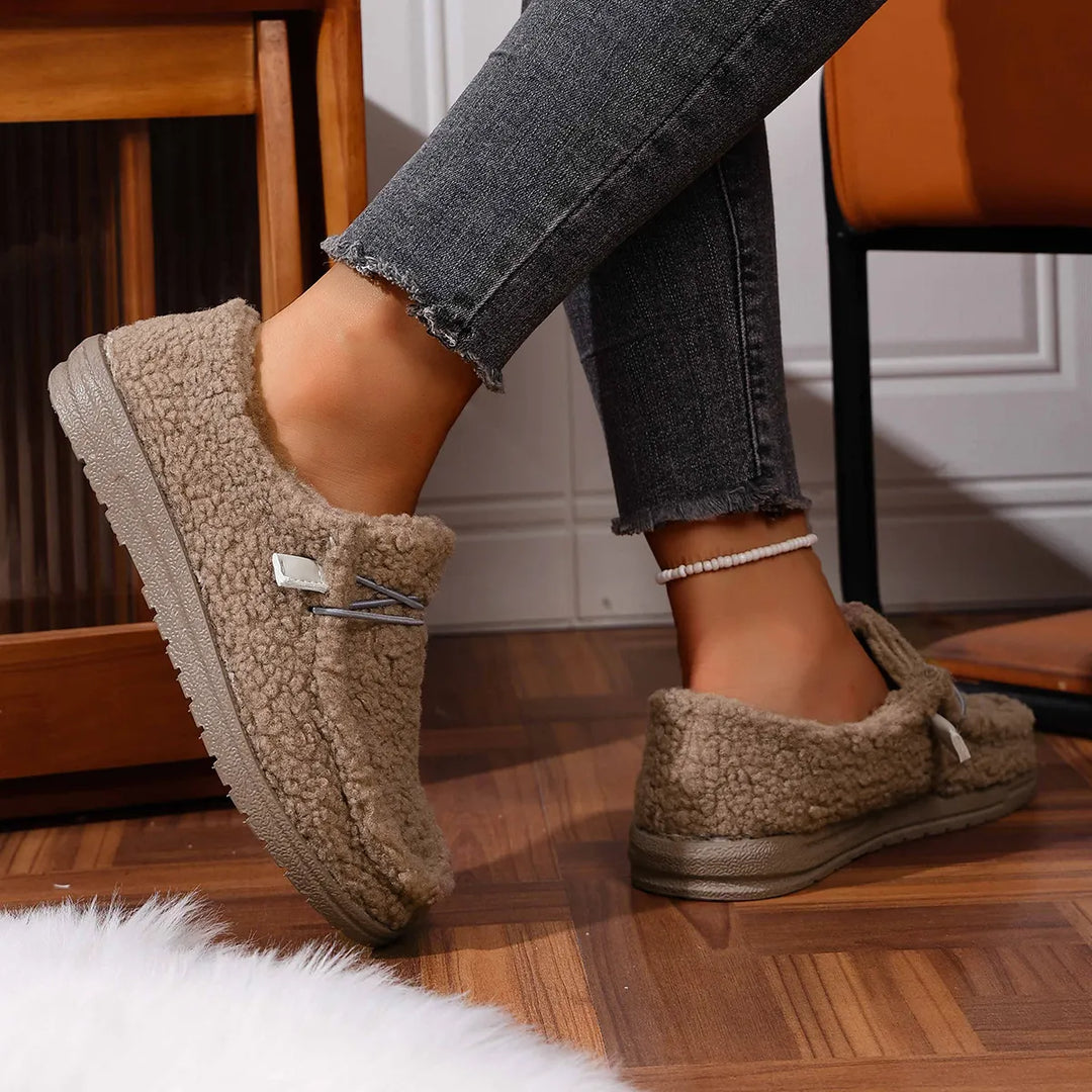 Rozalia – Chaussons Chauds Teddy