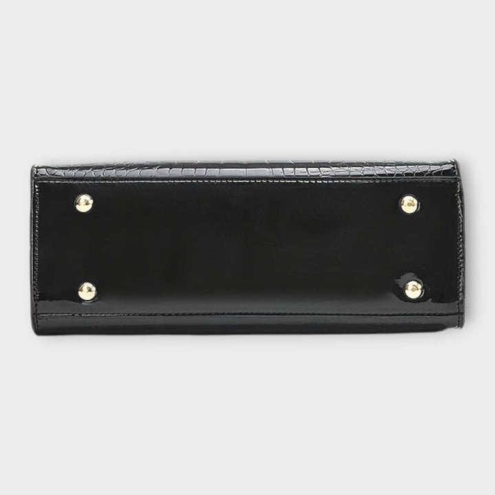 Ivalyne – Sac à main texture crocodile