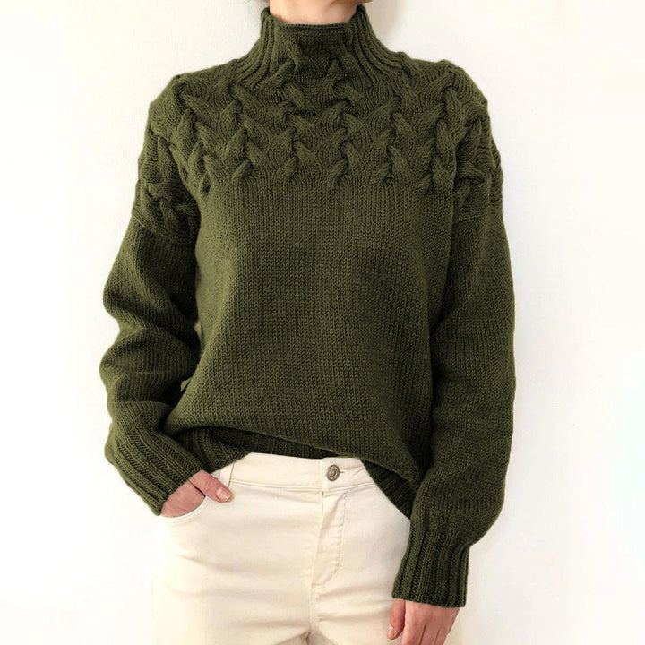 Judyta – Pull col roulé doux