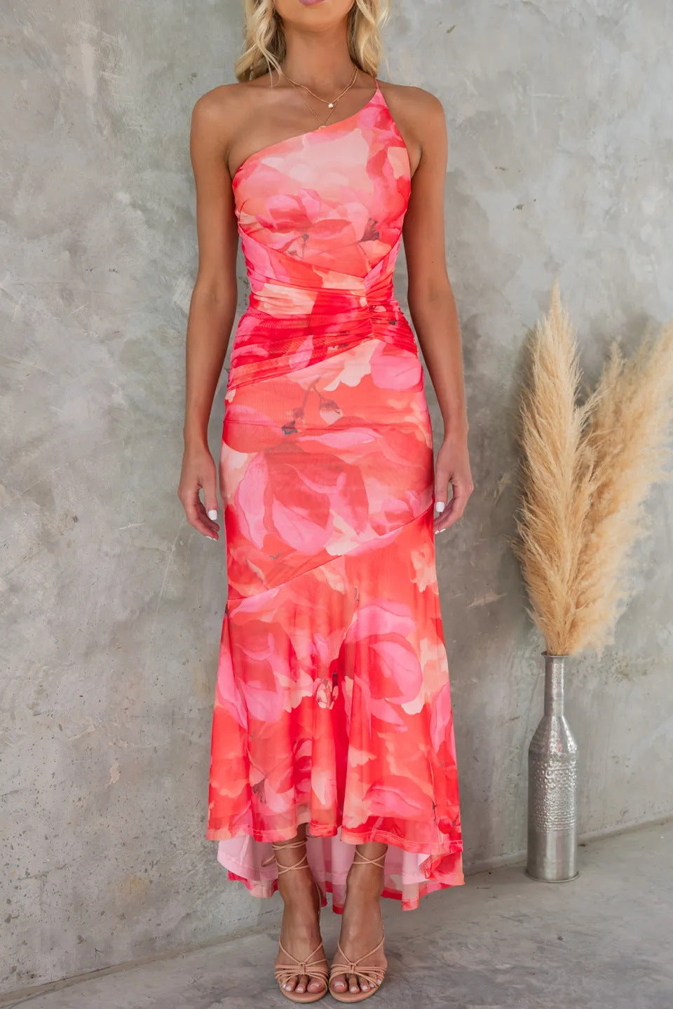 Layla™ | Robe plissée à une épaule