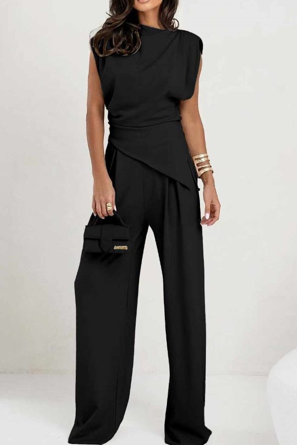 Czesława – Ensemble haut et pantalon élégant