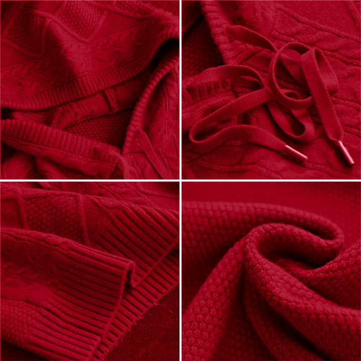 Margaux | Pull Capuche Texturé