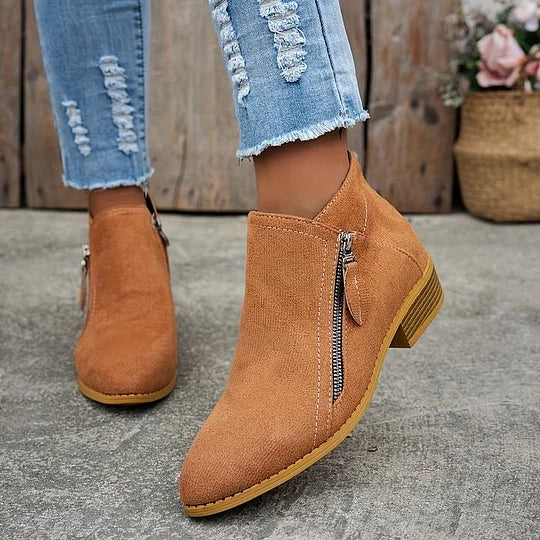 Inessa – Bottines orthopédiques en cuir