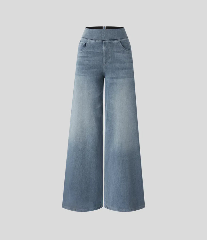Wszemiła – Pantalon taille haute confortable