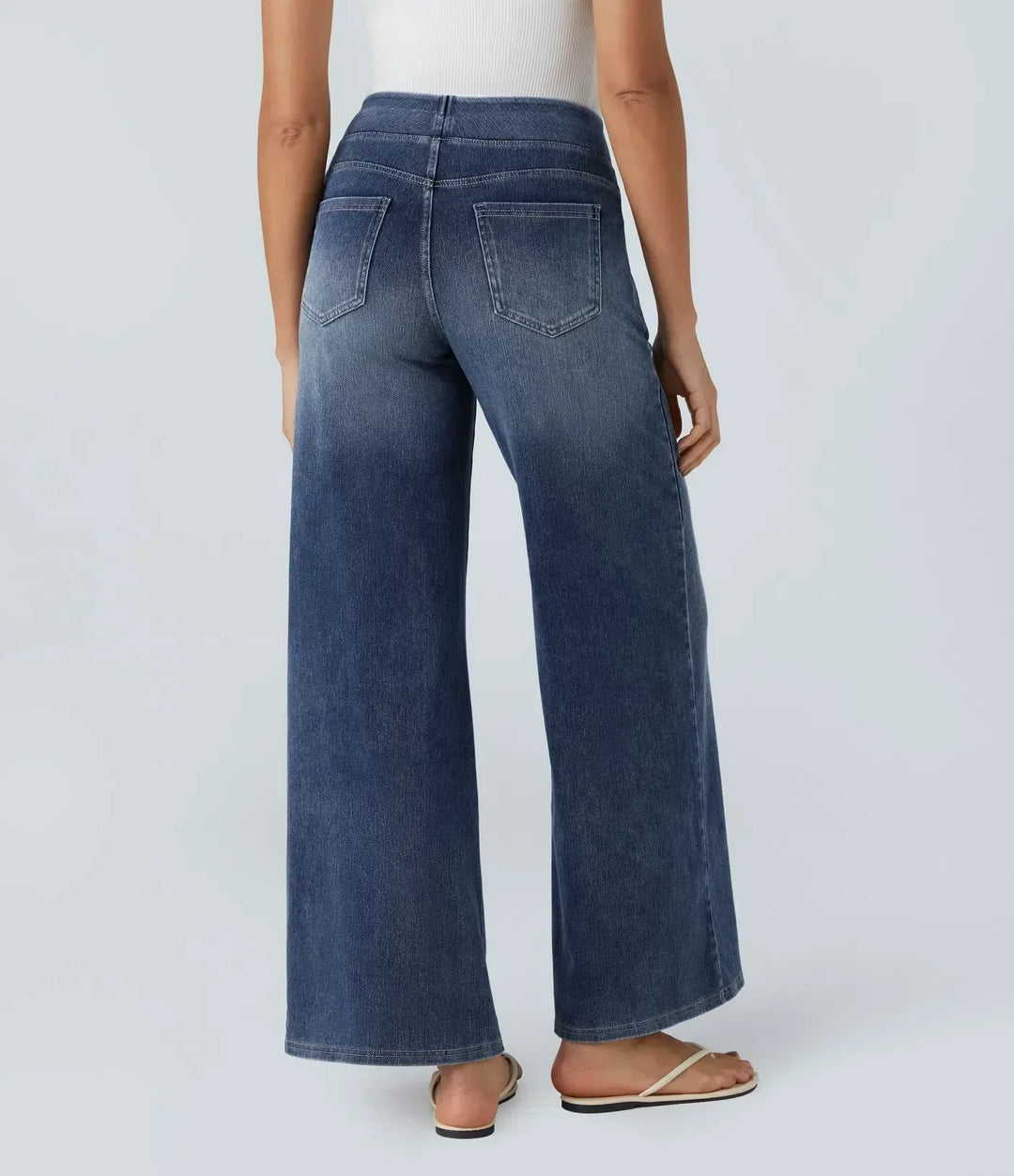 Wszemiła – Pantalon taille haute confortable