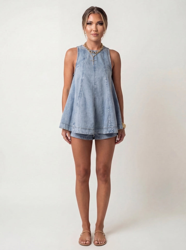 Ensemble en jean deux pièces