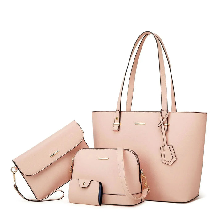 Eleonora - Ensemble 3 pièces : sac à main et sac bandoulière en cuir