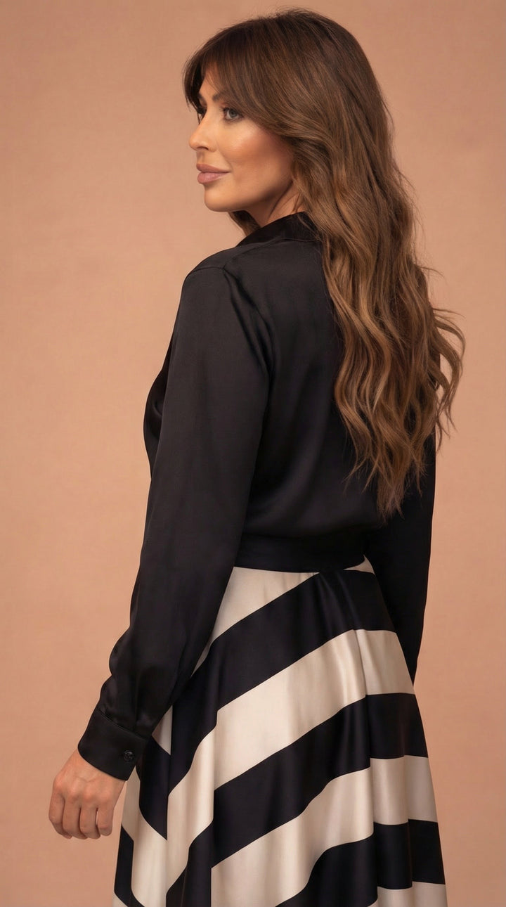 Mila™ | Robe longue rayée
