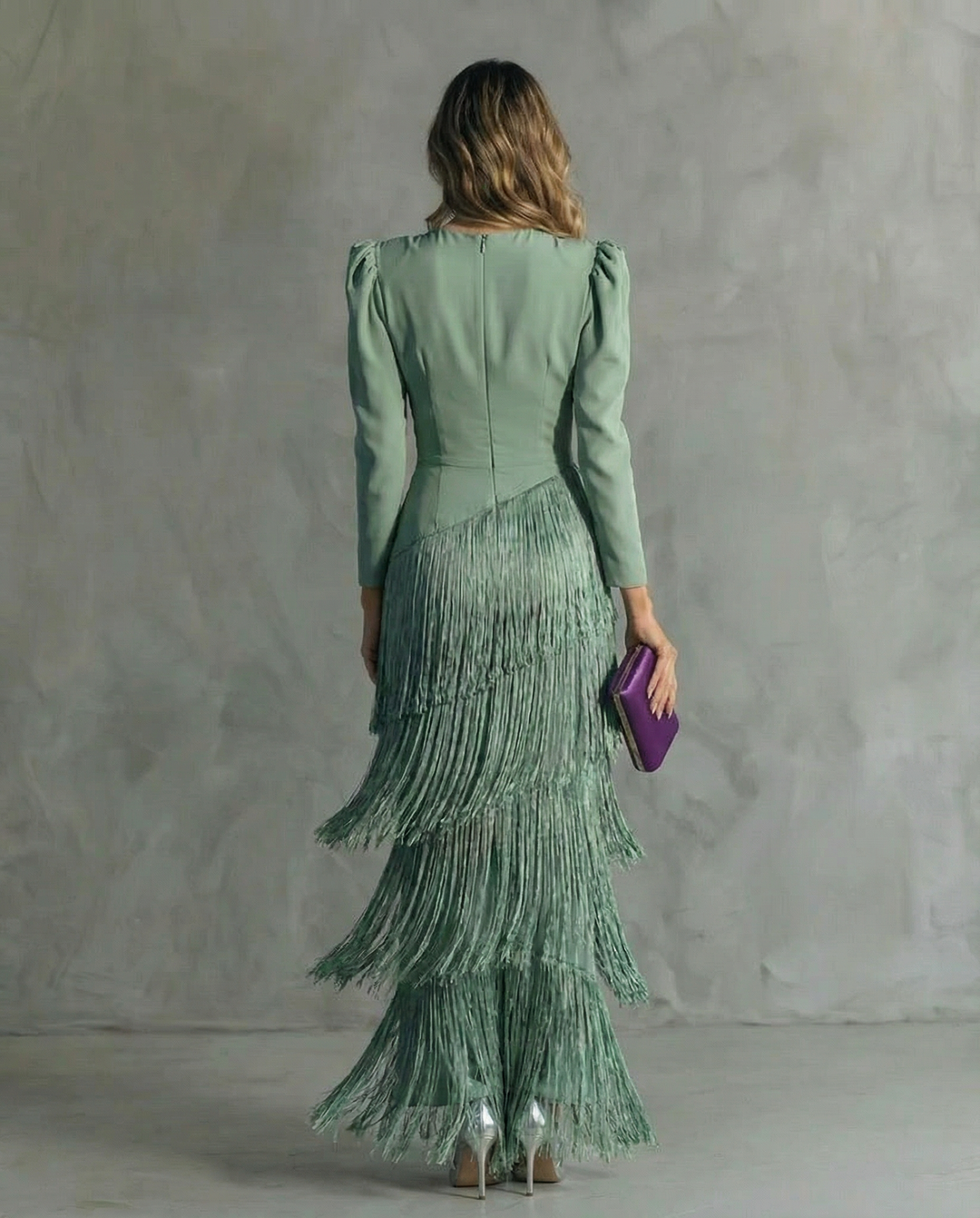 Clara™ | Robe mi-longue élégante à franges
