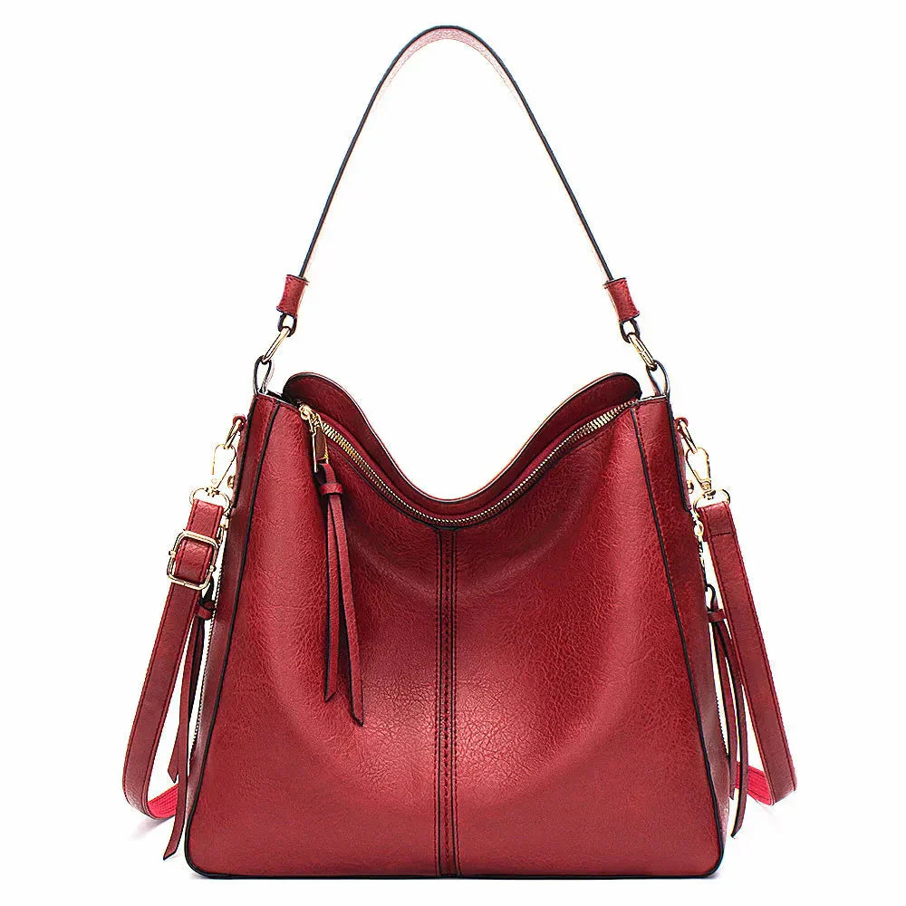Justyna - Sac hobo en cuir
