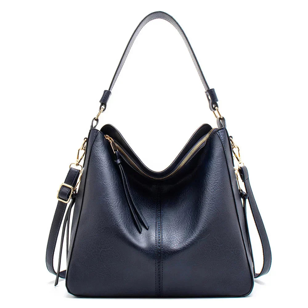 Justyna - Sac hobo en cuir