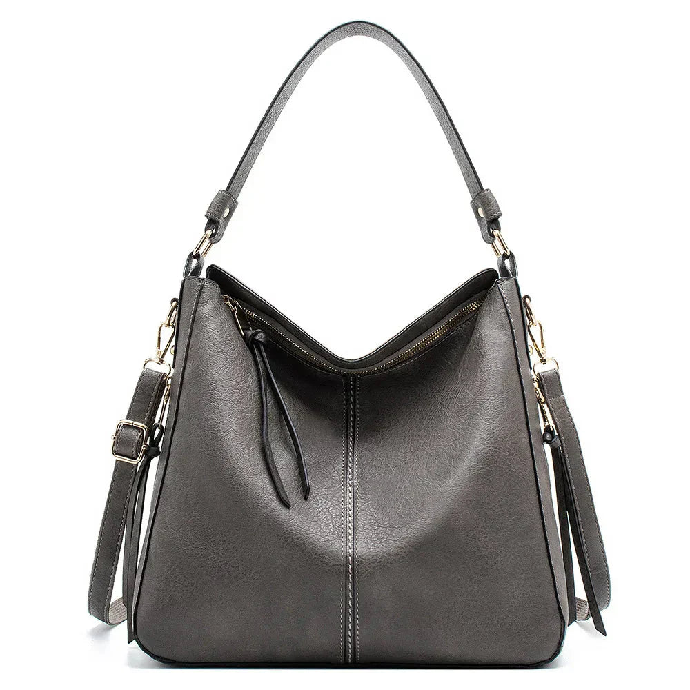 Justyna - Sac hobo en cuir
