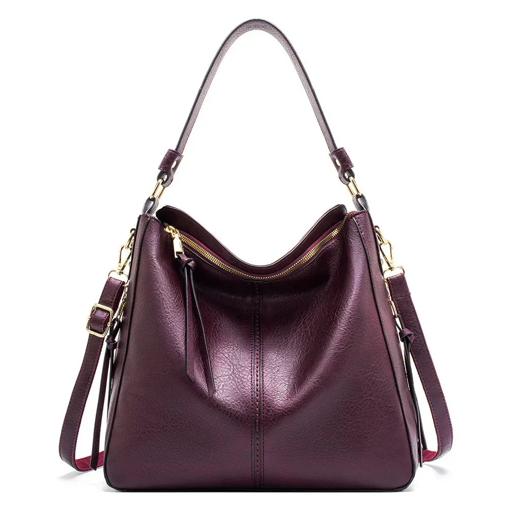 Justyna - Sac hobo en cuir
