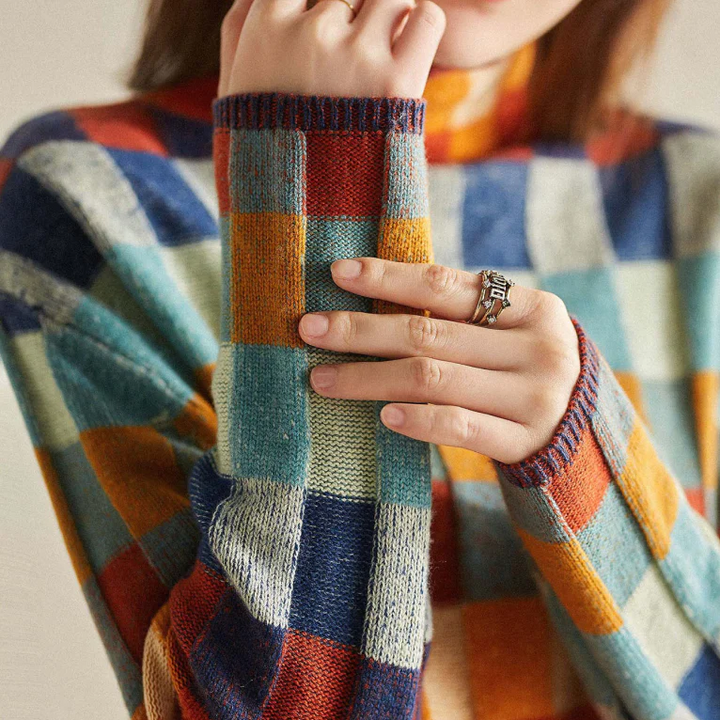 Klementyna – Pull col roulé en laine