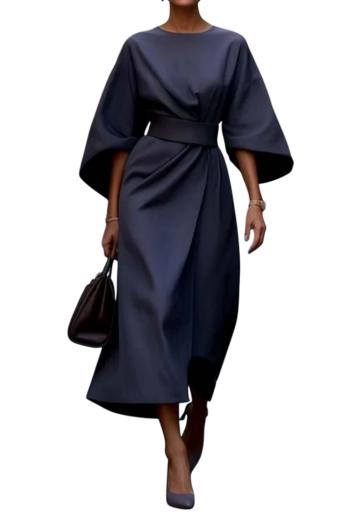 Maya™ | Robe élégante à manches lanternes