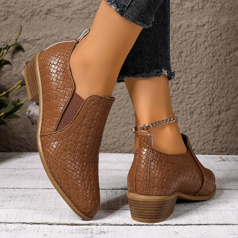 Zenona – Chaussures orthopédiques en cuir Oxford
