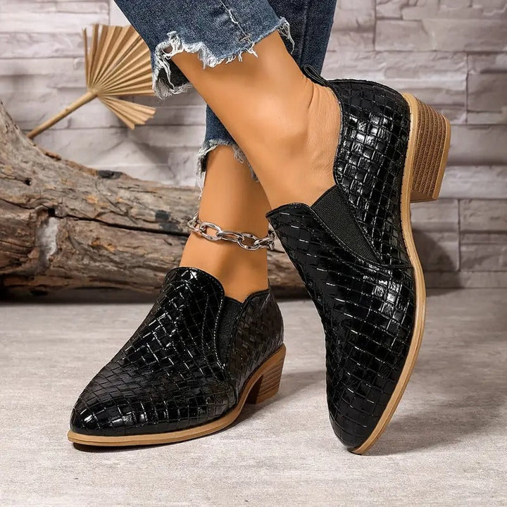 Zenona – Chaussures orthopédiques en cuir Oxford