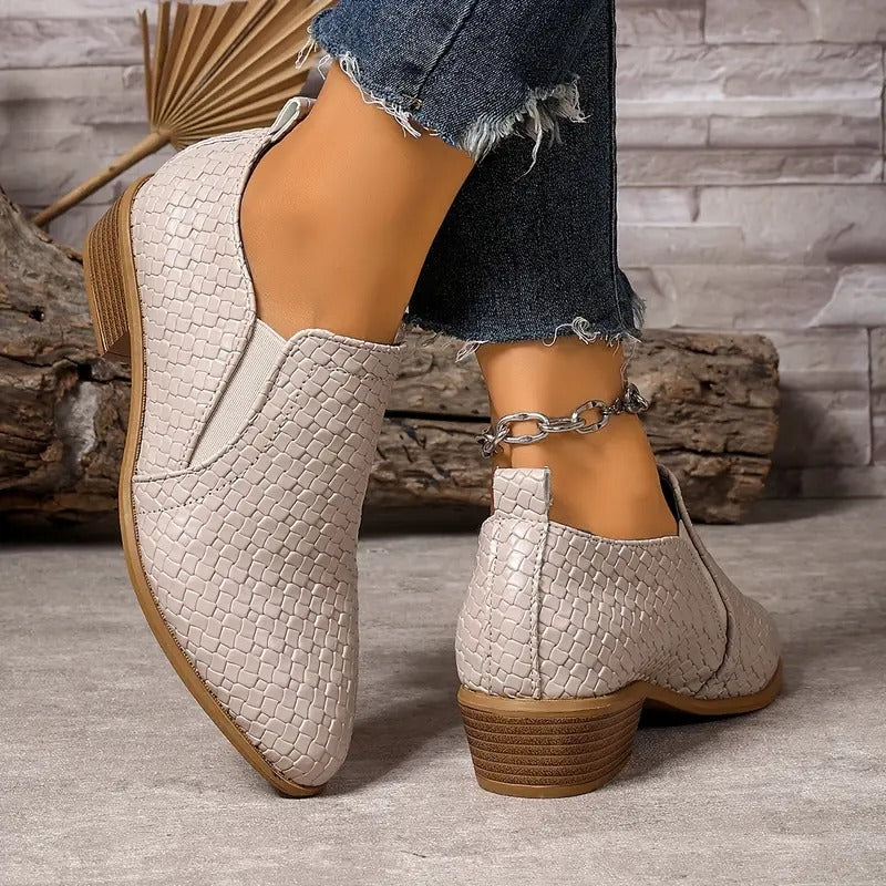 Zenona – Chaussures orthopédiques en cuir Oxford