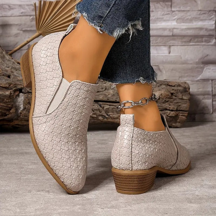 Zenona – Chaussures orthopédiques en cuir Oxford
