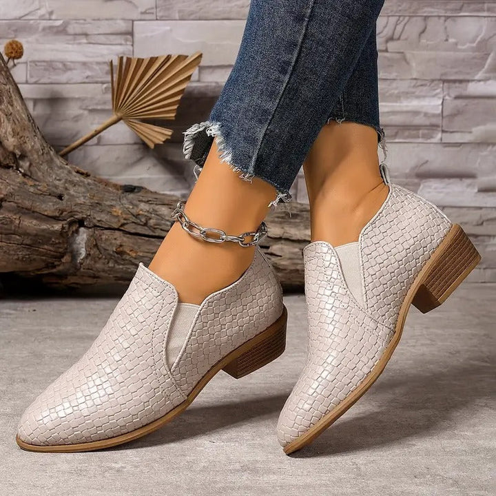 Zenona – Chaussures orthopédiques en cuir Oxford