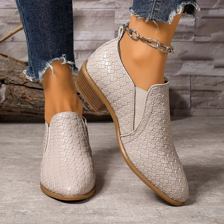 Zenona – Chaussures orthopédiques en cuir Oxford