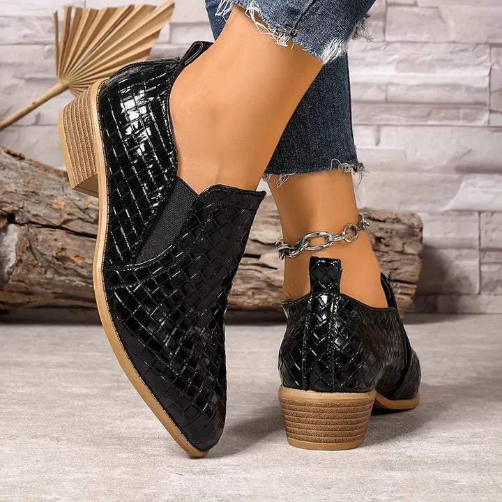 Zenona – Chaussures orthopédiques en cuir Oxford