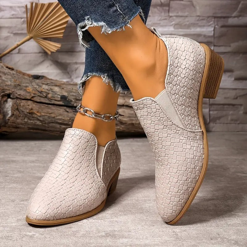 Zenona – Chaussures orthopédiques en cuir Oxford