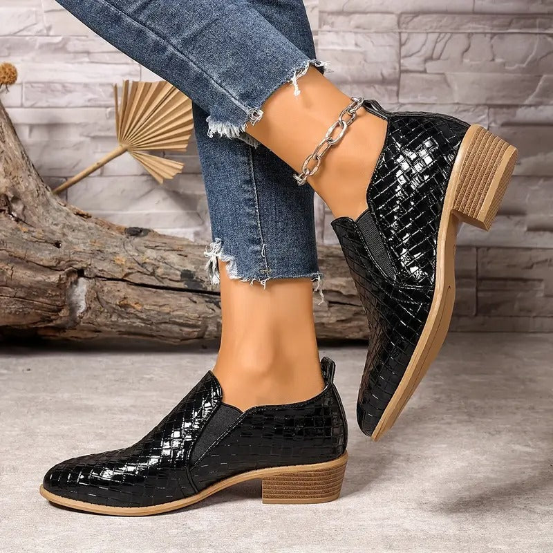 Zenona – Chaussures orthopédiques en cuir Oxford