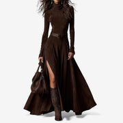 Héloïse | Robe Maxi Suédée Élégance