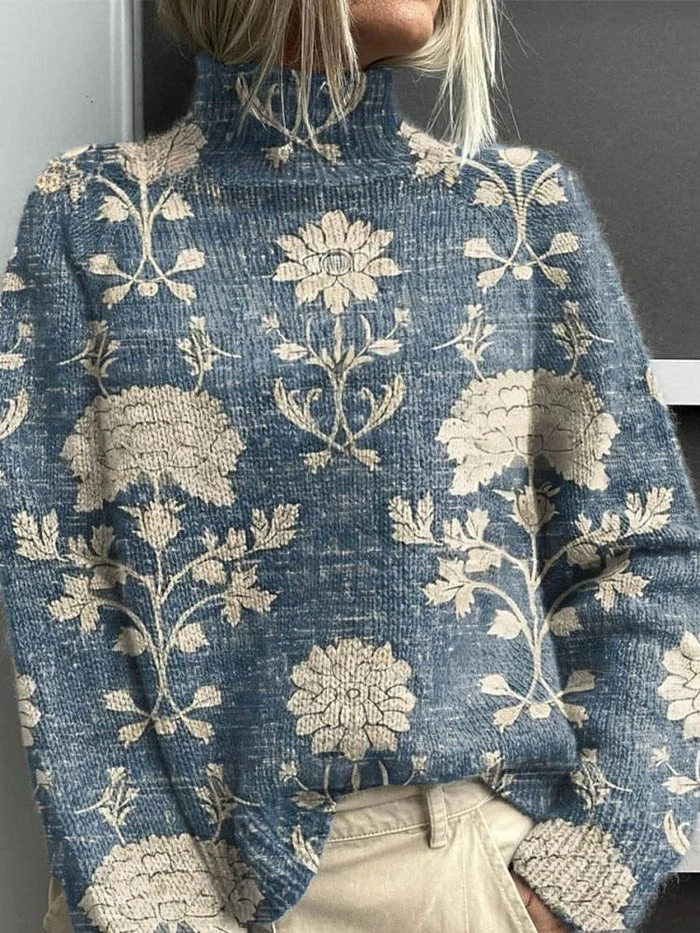 Miłorzęda – Pull chaud à col roulé